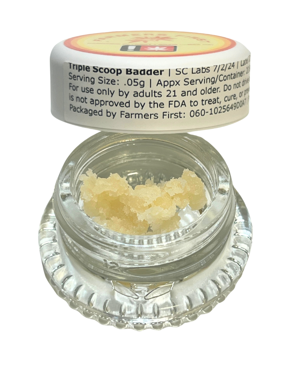 Photograph of product: Farmers First - Triple Scoop - Badder