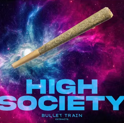 Photograph of product: Bullet Train - High Society Infused Pre-Roll