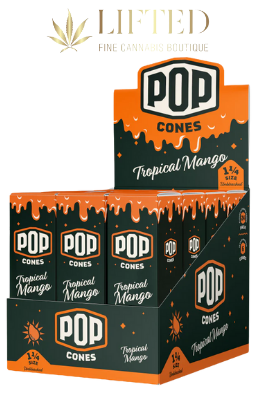 Photograph of product: POP CONES TROPICAL MANGO