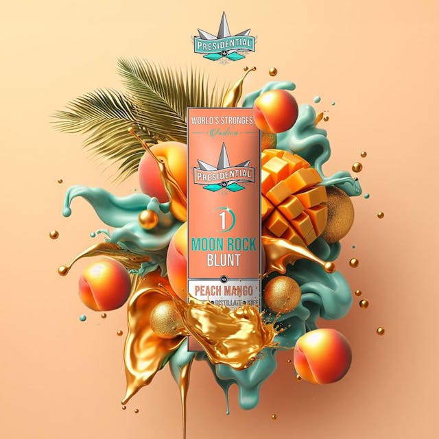 Photograph of product: Peach Mango Blunt Moonrock 1.5g - Sales Floor