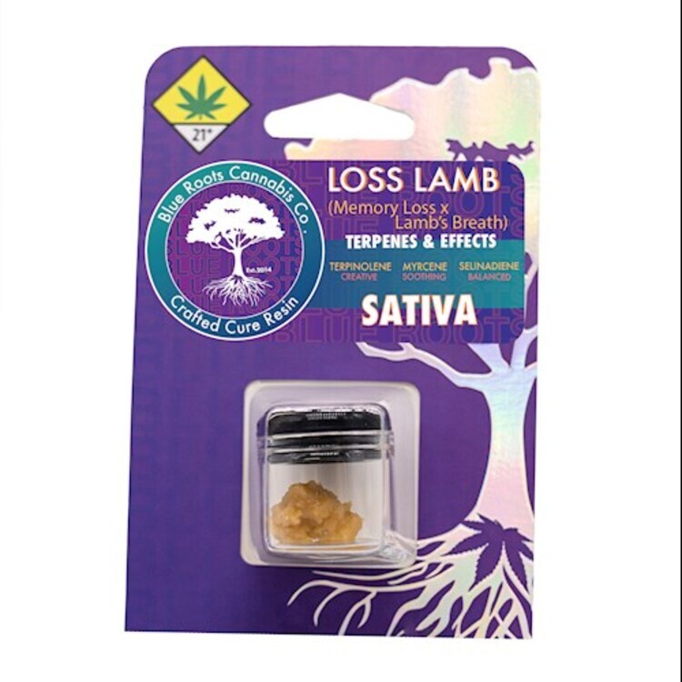 Photograph of product: BLUR Terpene Sugar 1g - Loss Lamb
