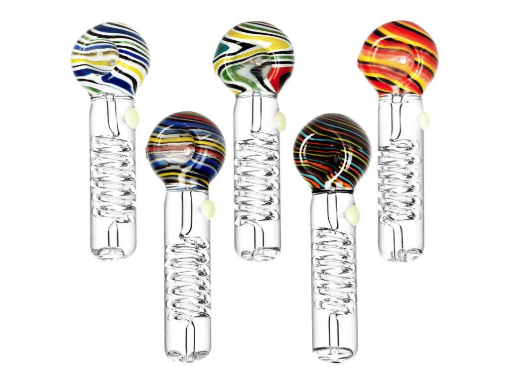 Photograph of product: Pulsar Glycerin Series Coil Spoon Pipe - 5"