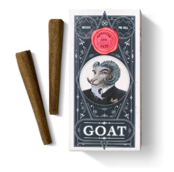 Photograph of product: Goat | Hawaiian Haze | Infused Blunts | 2pk - 1.2g