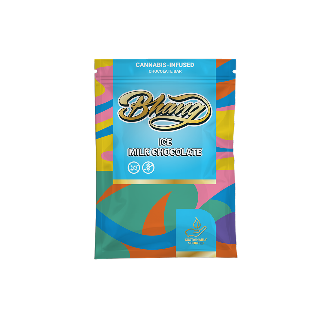 Photograph of product: Bhang - 100mg - Ice Chocolate Bar (I)