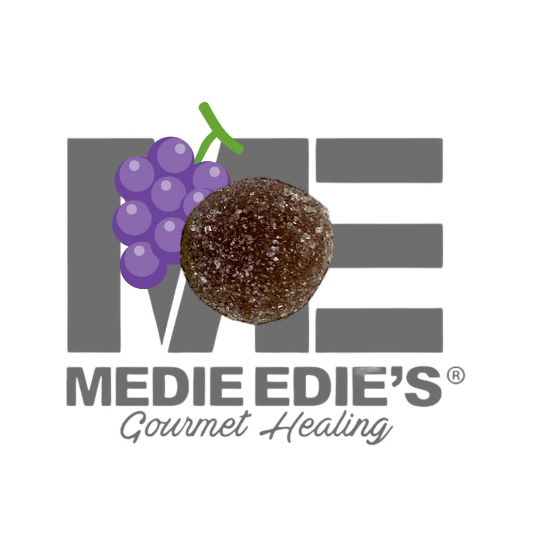 Photograph of product: Medie Edie's 200mg (4x50mg) Yummies - Mystery