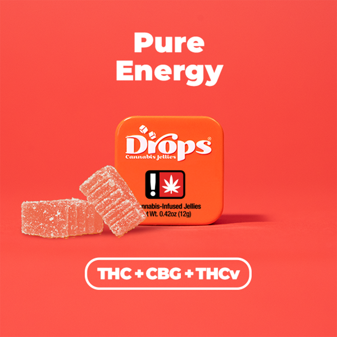 Photograph of product: Drops | Strawberry 2-Piece [Pure Energy] (1:1:2)