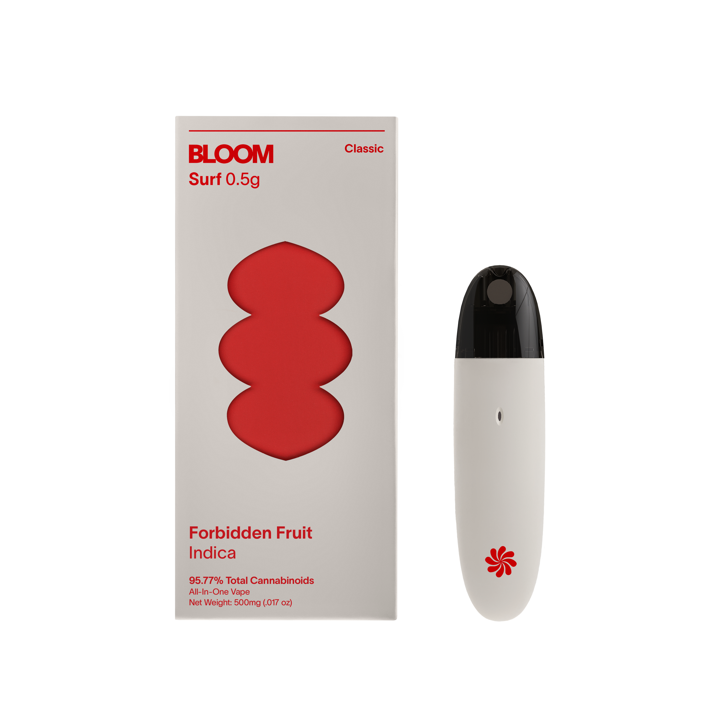 Photograph of product: Bloom Classic - Forbidden Fruit - .5G Disposable