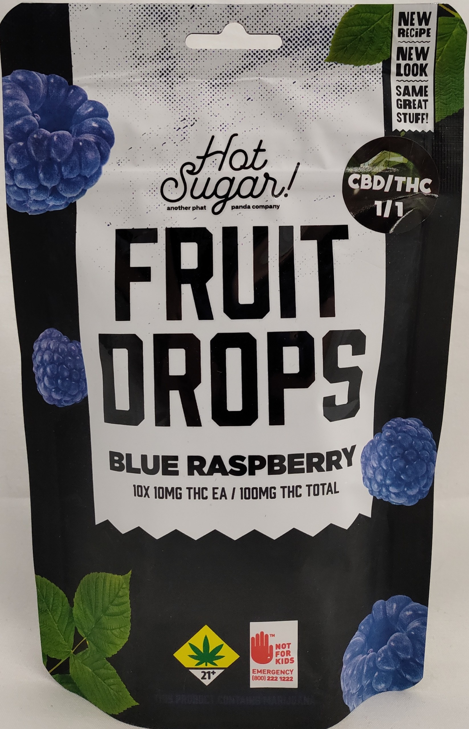 Photograph of product: 1:1 CBD:TH-oui Blue Raspberry | 10 Pack *General Use Compliant*