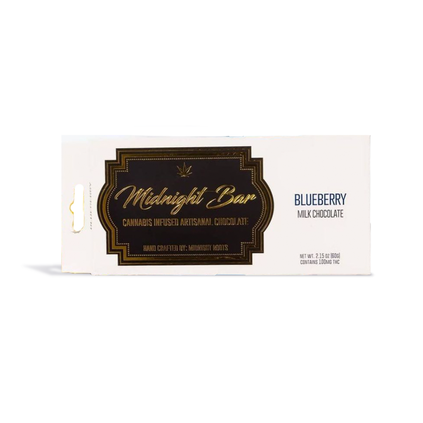 Photograph of product: Blueberry Chocolate Bar | 200mg
