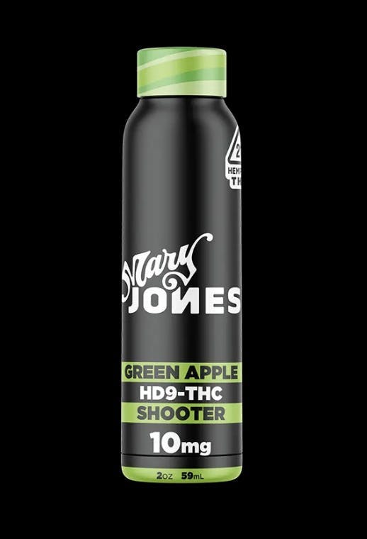 Photograph of product: Mary Jones - 100MG - Green Apple - 2oz Shot