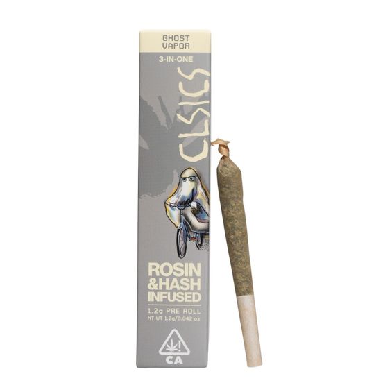 Photograph of product: CLSICS Trifecta Infused Pre-roll Ghost Vapor 1.2g - 