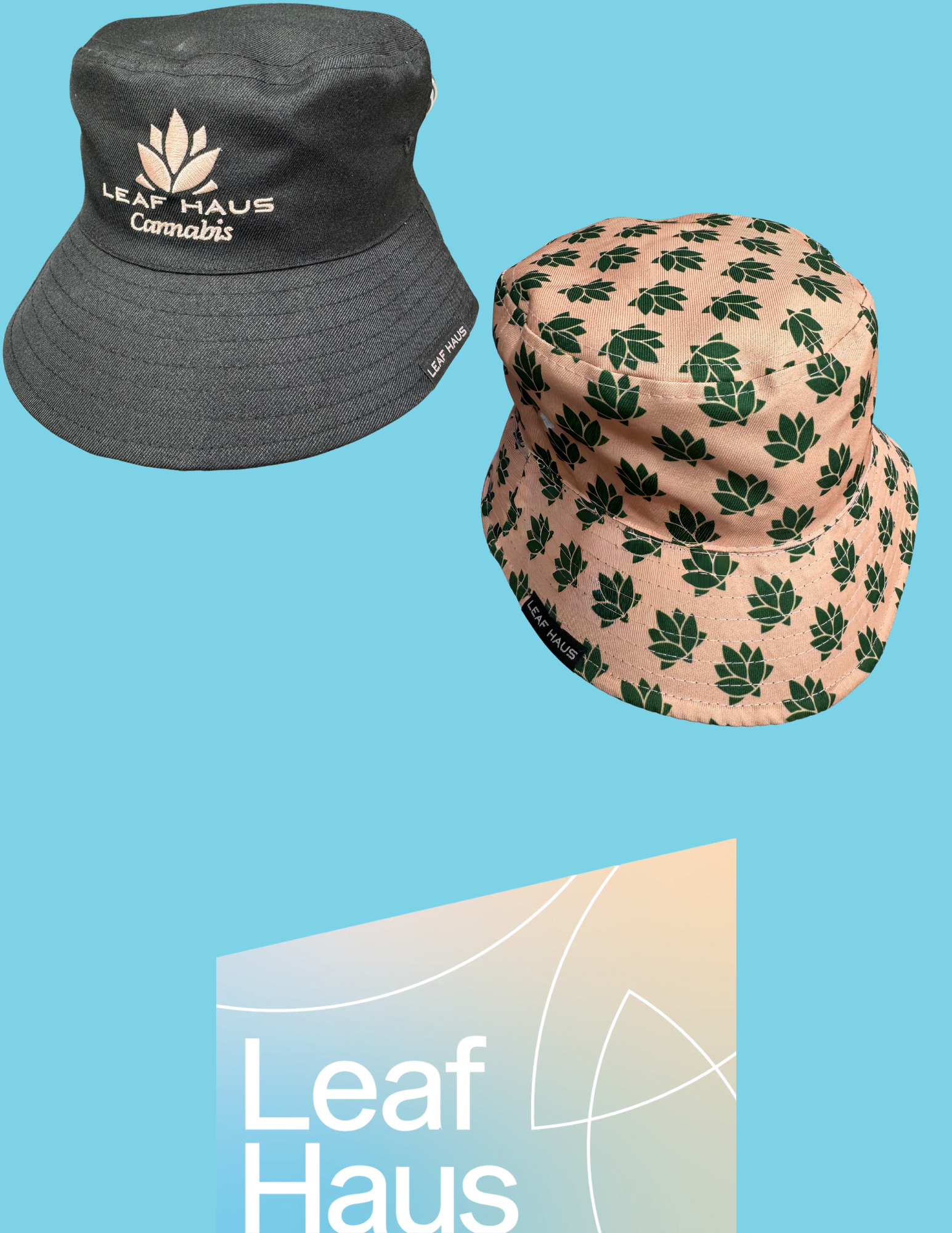 Photograph of product: Leaf Haus - Bucket Hat (Reversible)
