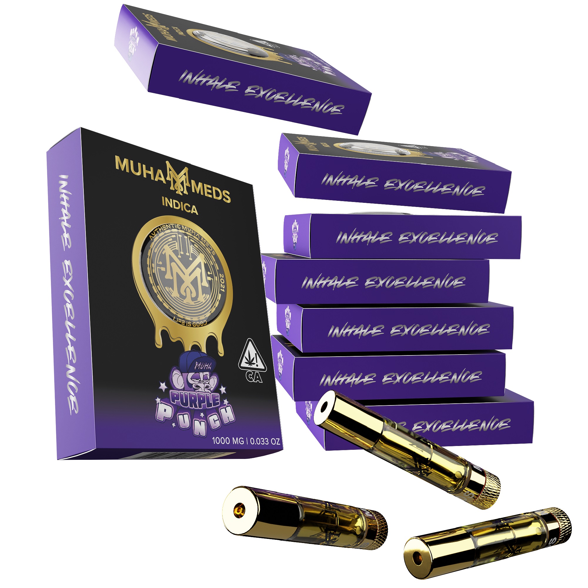 Photograph of product: Purple Punch Cart Muha Meds