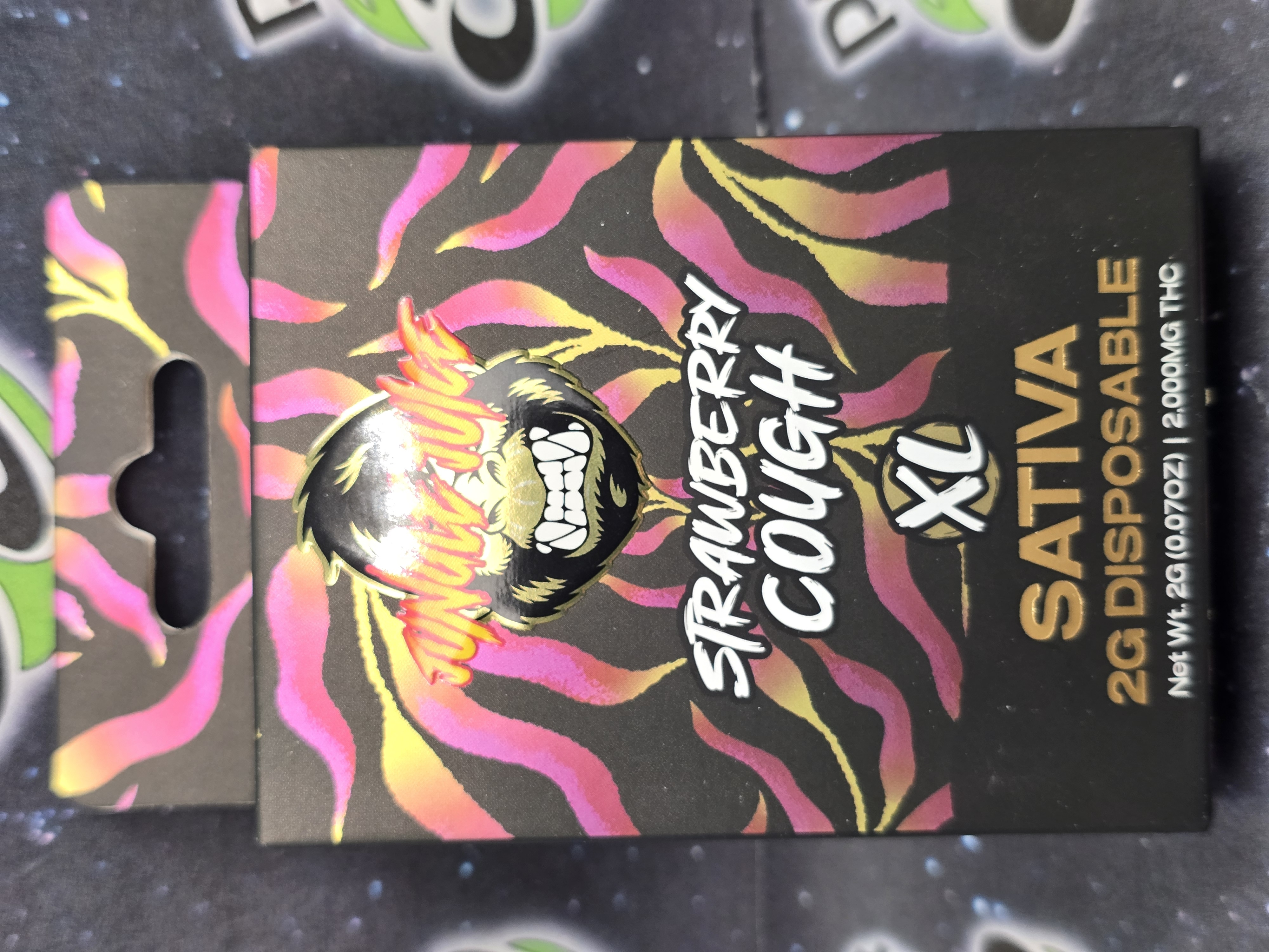Photograph of product: Jungle Juice | Strawberry Cough Disposable