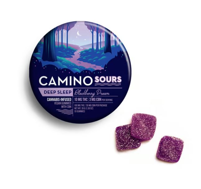 Photograph of product: 3:1 Sour Blackberry Dreams Gummies 10Pk | 100mg