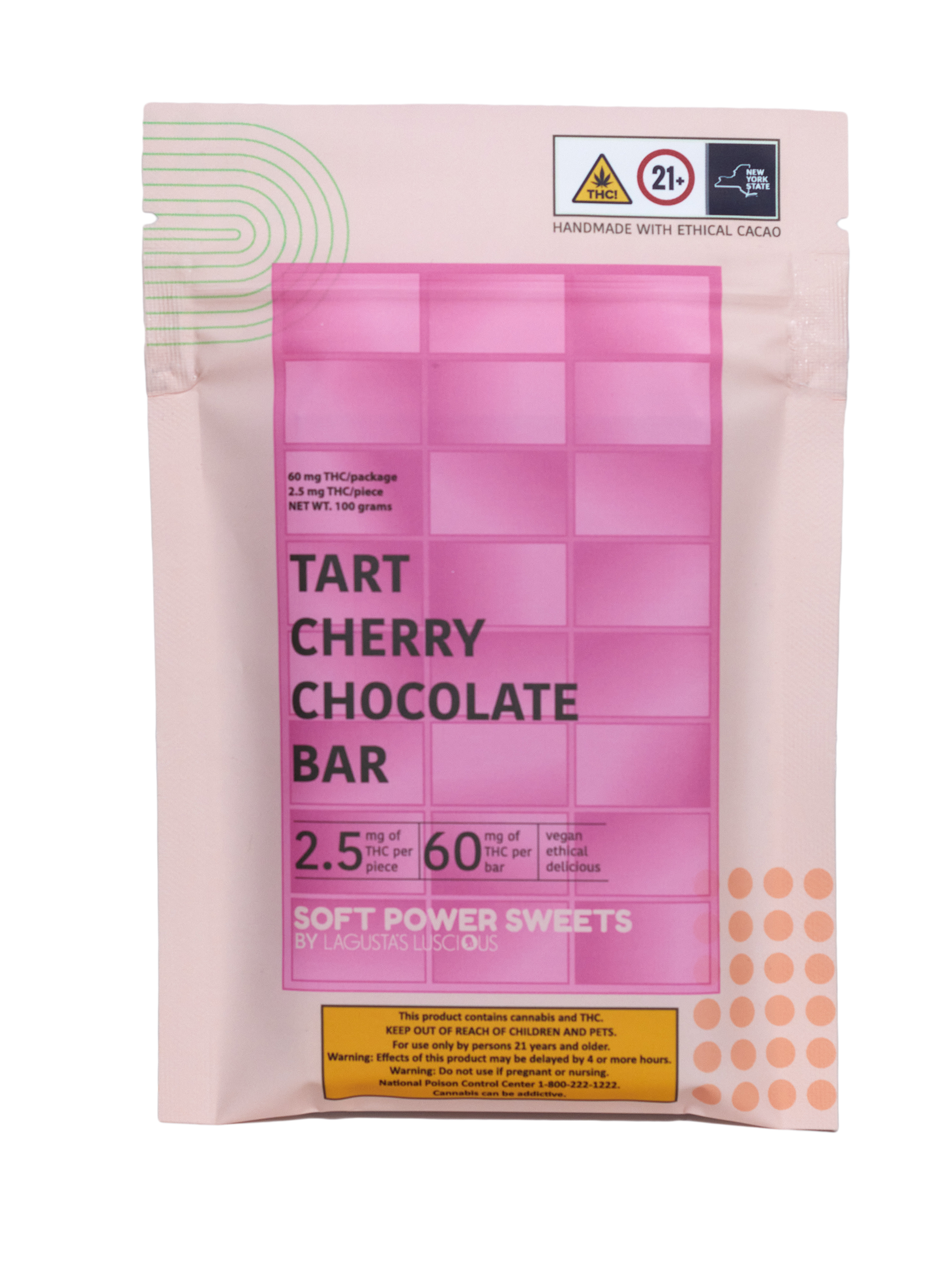 Photograph of product: SPS | Cherry Chocolate Bar - 60mg TH-oui | 24pk