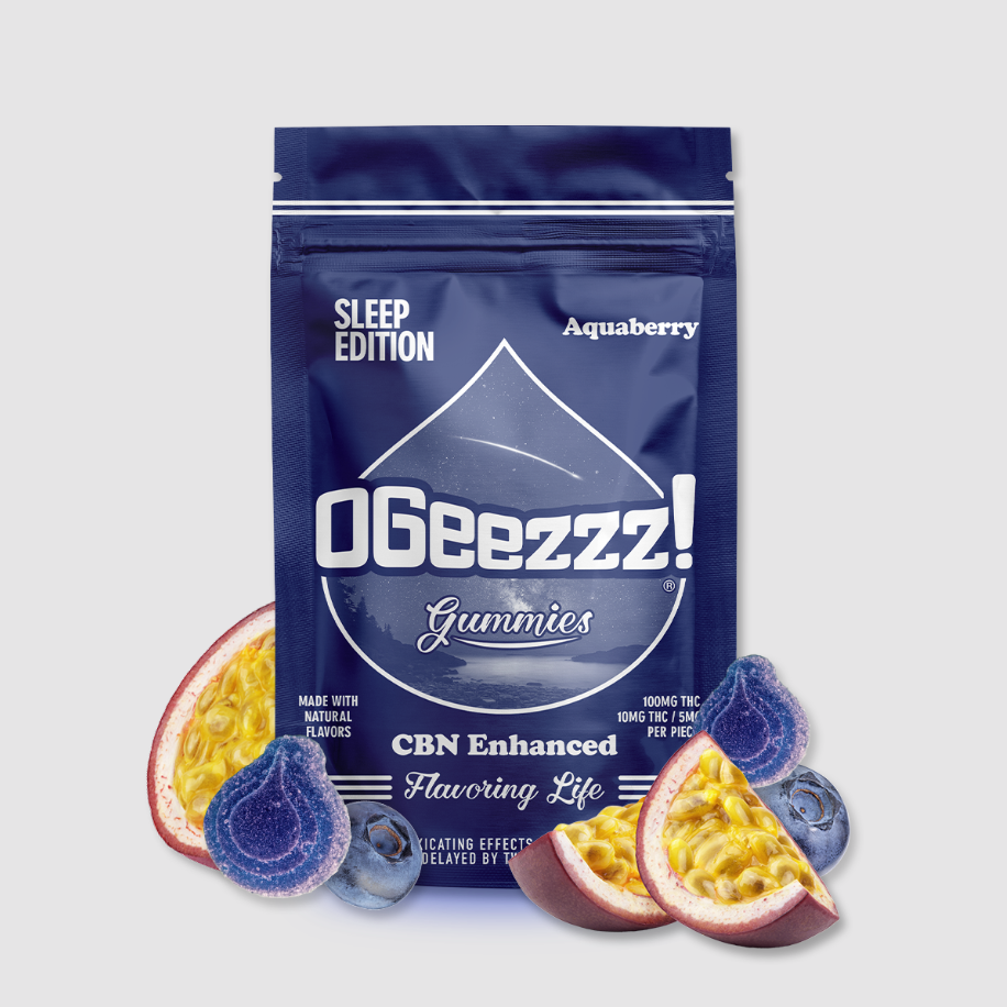 Photograph of product: Sleep Edition - Aquaberry 2:1 TH-oui:CBN 10pk | 100mg
