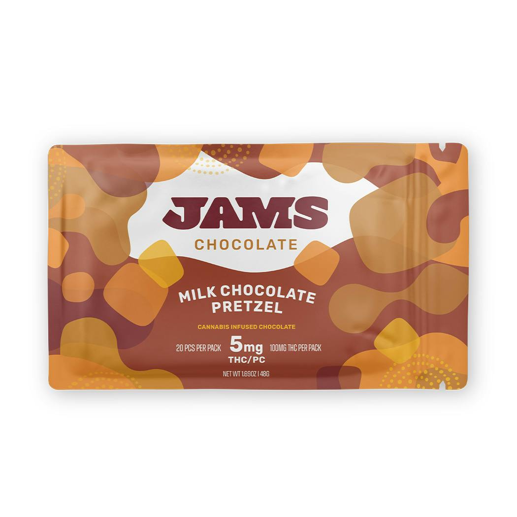 Photograph of product: Milk Chocolate Pretzel Chocolate Bar