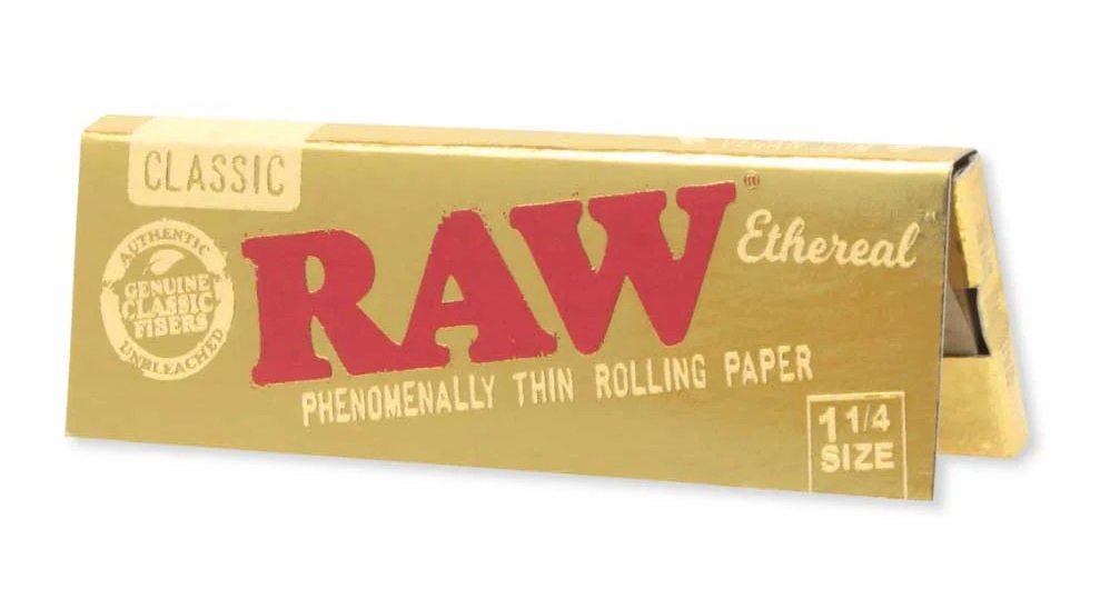 Photograph of product: Raw Ethereal Thin Rolling Papers 1/4