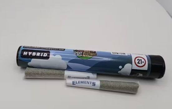 Photograph of product: Element Cultivation | Peached Ape | Hybrid | 2x0.5g Pre-rolls