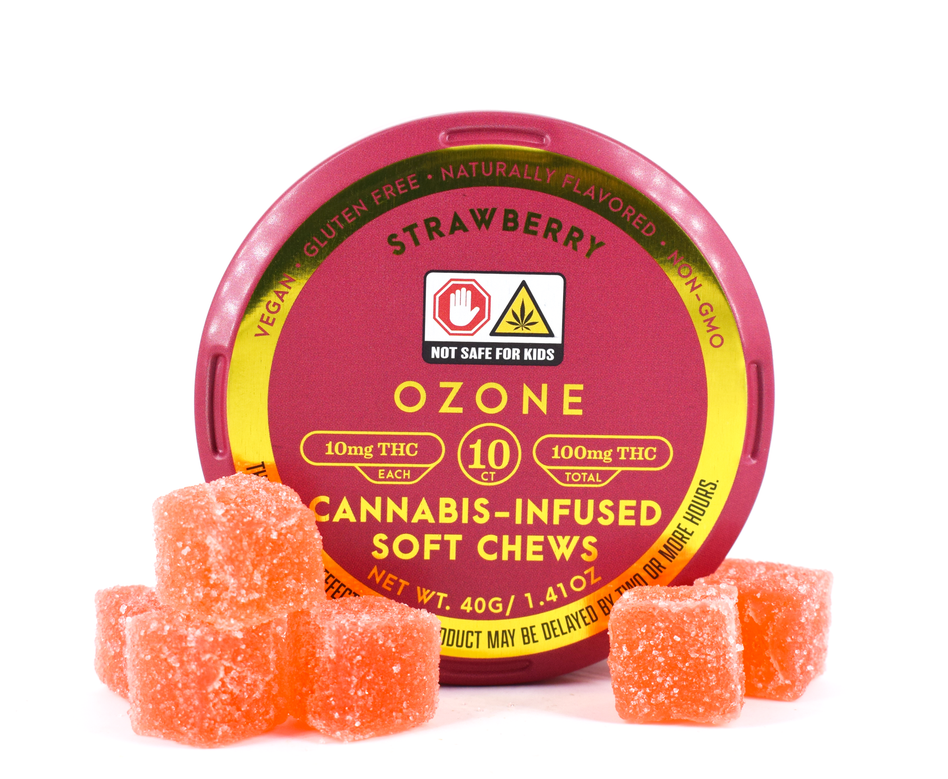 Photograph of product: Strawberry - Soft Chews - 100mg