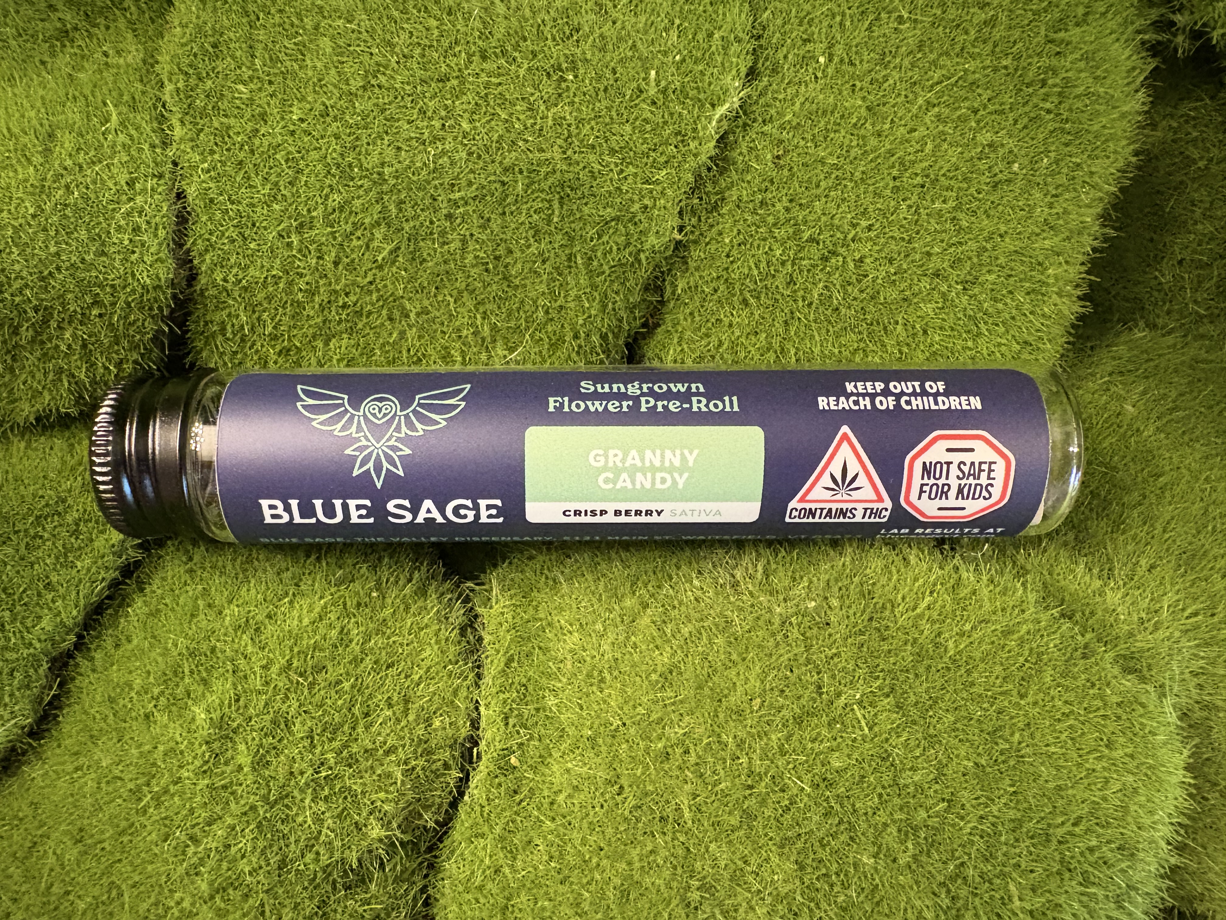 Photograph of product: Pre Roll 2 Pack | Granny Candy | Blue Sage