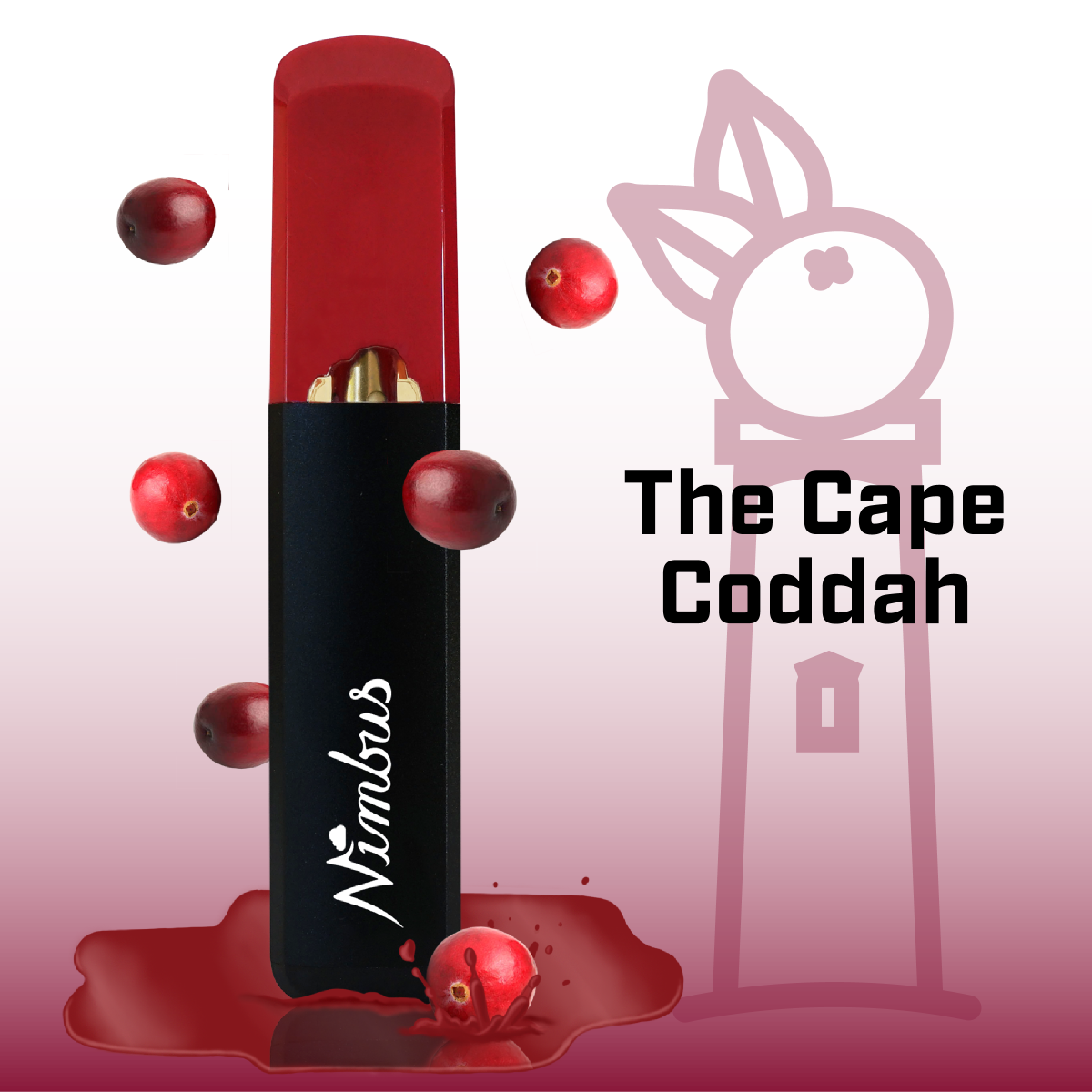 Photograph of product: The Cape Coddah Disposable Vape | 1g - Nimbus