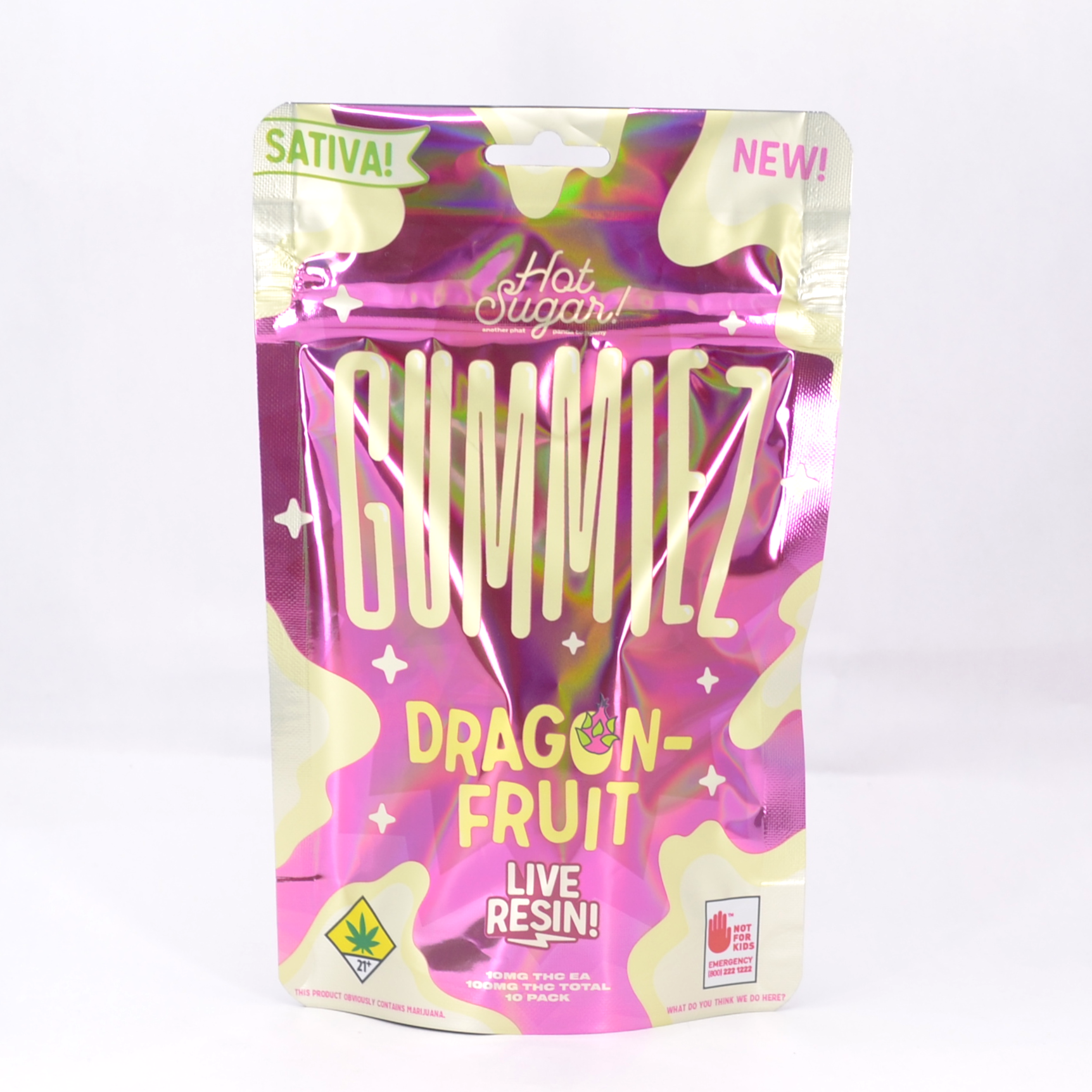 Photograph of product: Blood Orange Live Resin Gummiez - Oui'd | 10pk | (100mg)