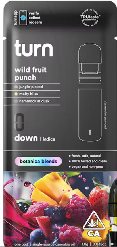 Photograph of product: Turn - Pod - Wild Fruit Punch - 1G