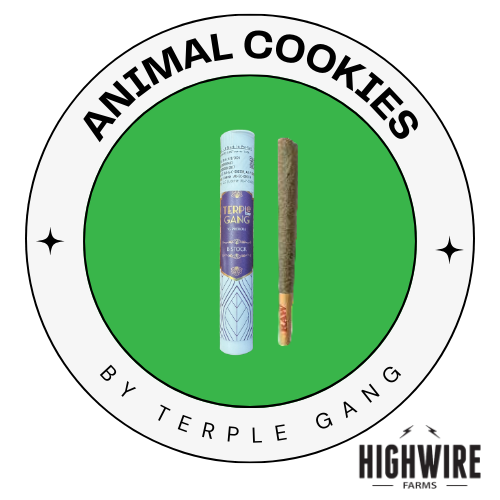 Photograph of product: Terple Gang Animal Cookies Preroll 1g