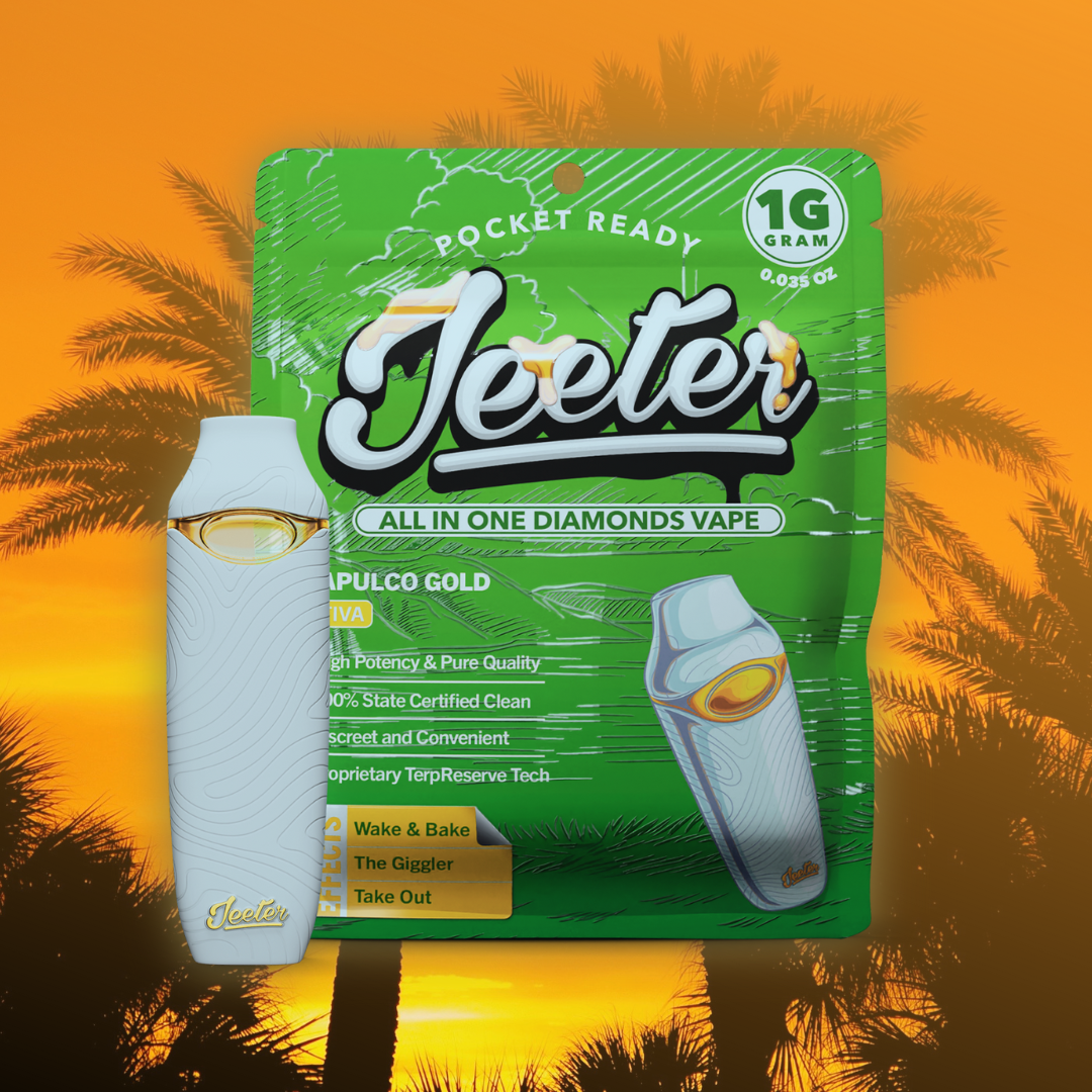 Photograph of product: Acapulco Gold (S) - (1g) Liquid Diamonds All-in-One Vape - Jeeter