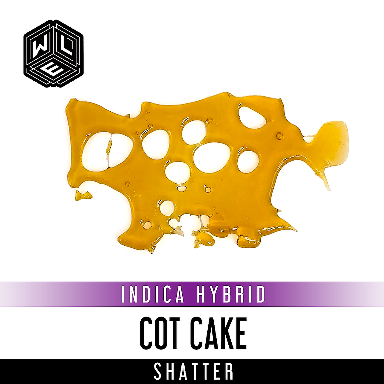 Photograph of product: White Label > Shatter 1g > Cot Cake