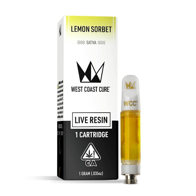 Photograph of product: Lemon Sorbet | 1g LR Cartridge - 