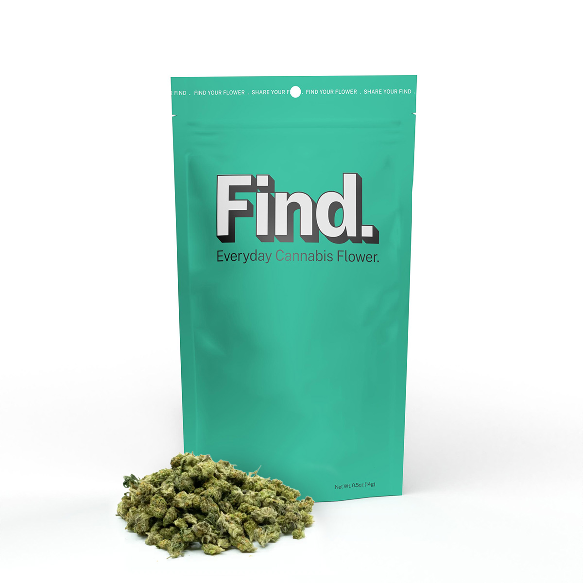 Photograph of product: Find | Shock Mints | Mixed Buds - 14g