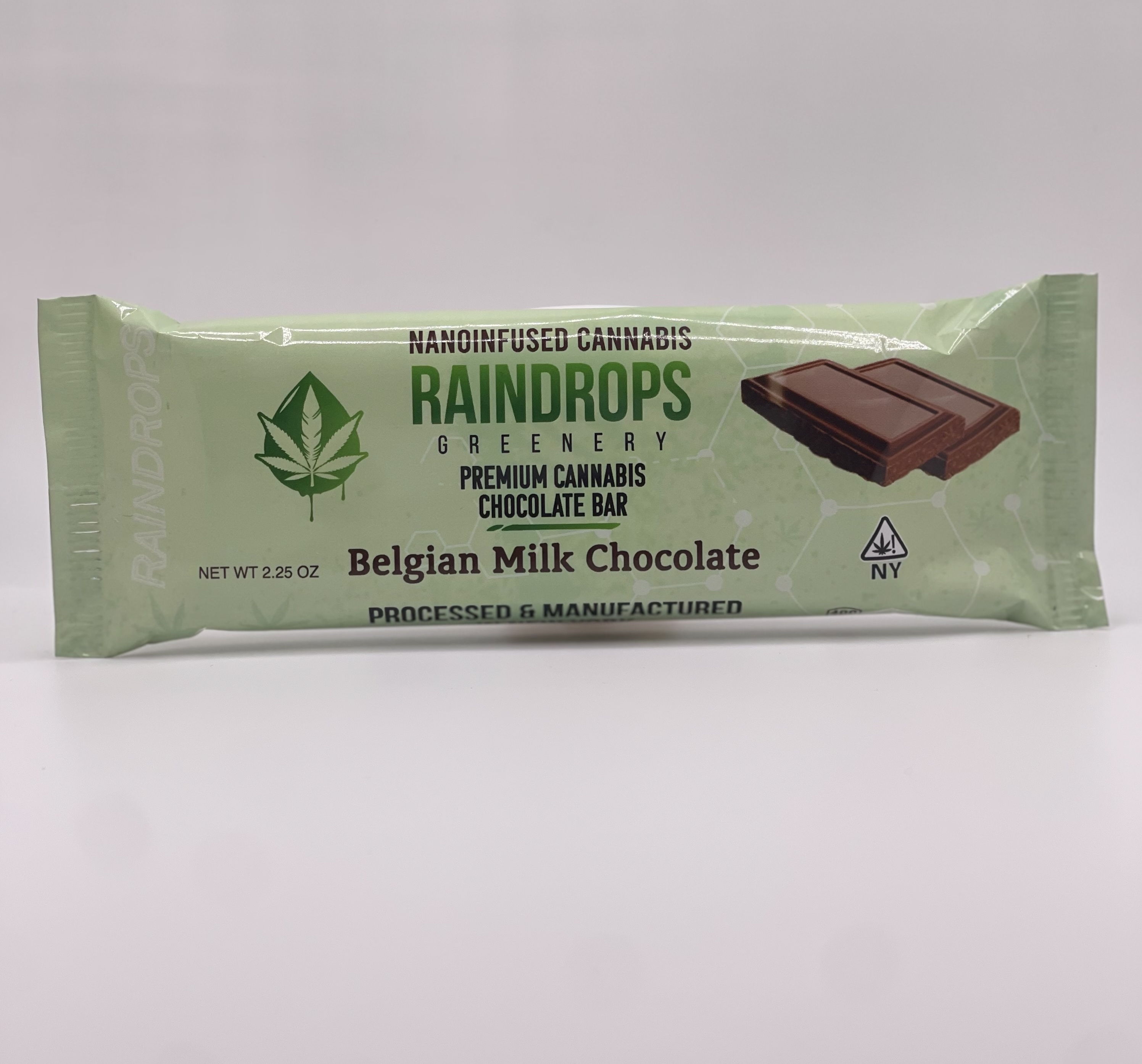 Photograph of Product: Rain Drops | Belgian Milk Chocolate Bar | 400mg
