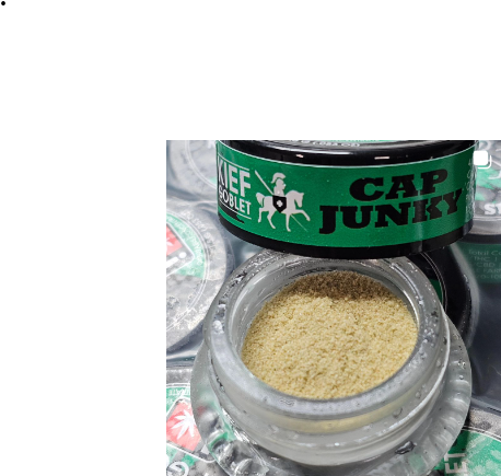 Photograph of product: Noble Farms - Cap Junky Kief Goblet (H)
