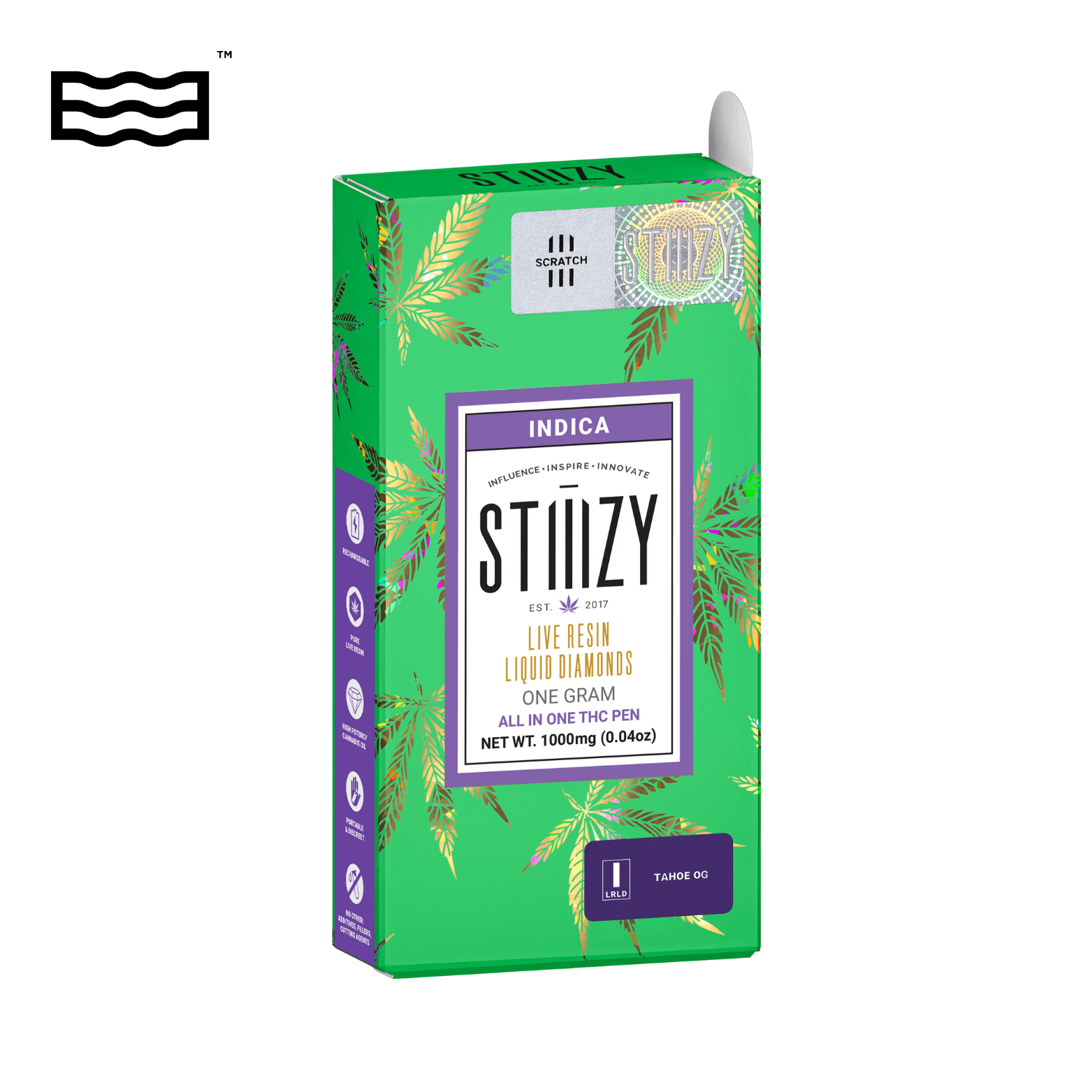 Photograph of product: Live Resin Liquid Diamond Disposable | Purple Zlushie