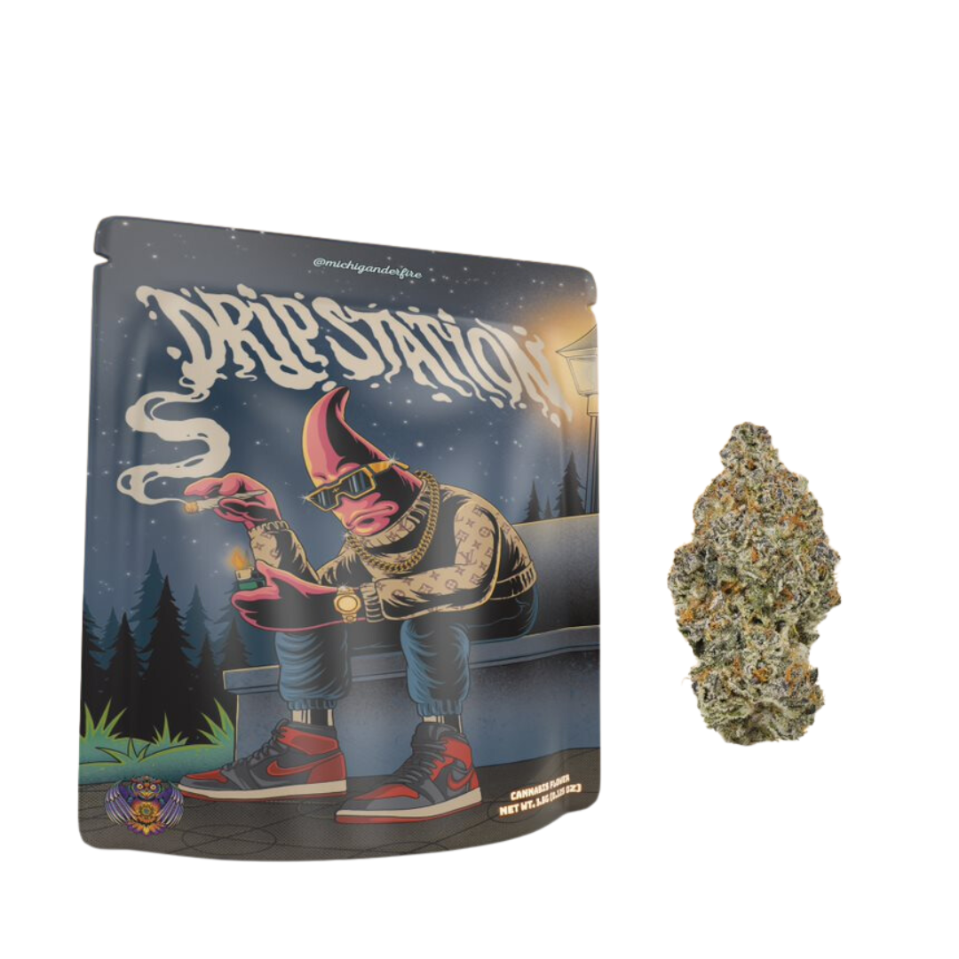 Photograph of product: Michigander Fire | Drip Station Prepackaged Flower | 3.5g