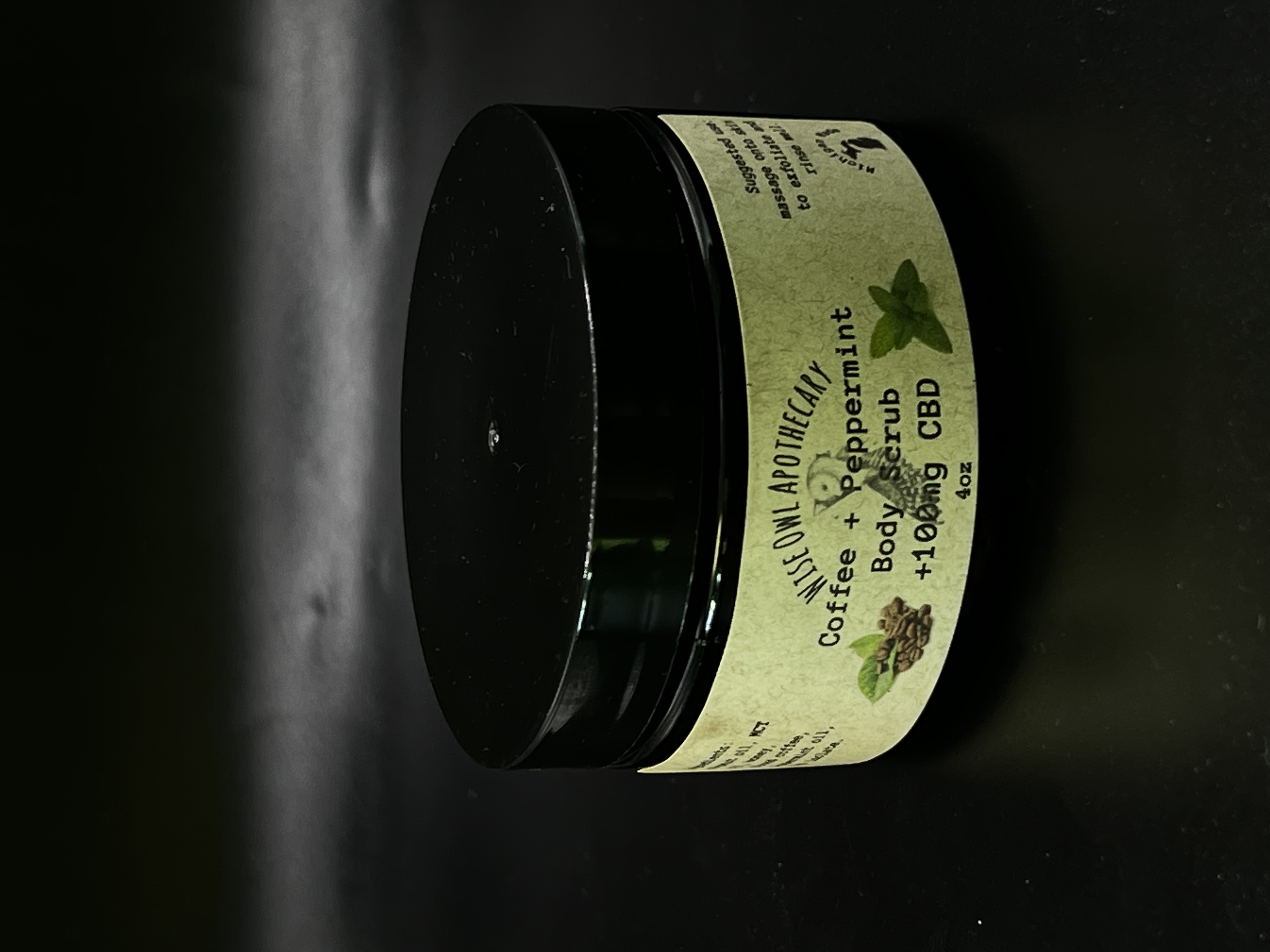 Photograph of Product: Wise Owl CBD Coffee Scrub | 100mg