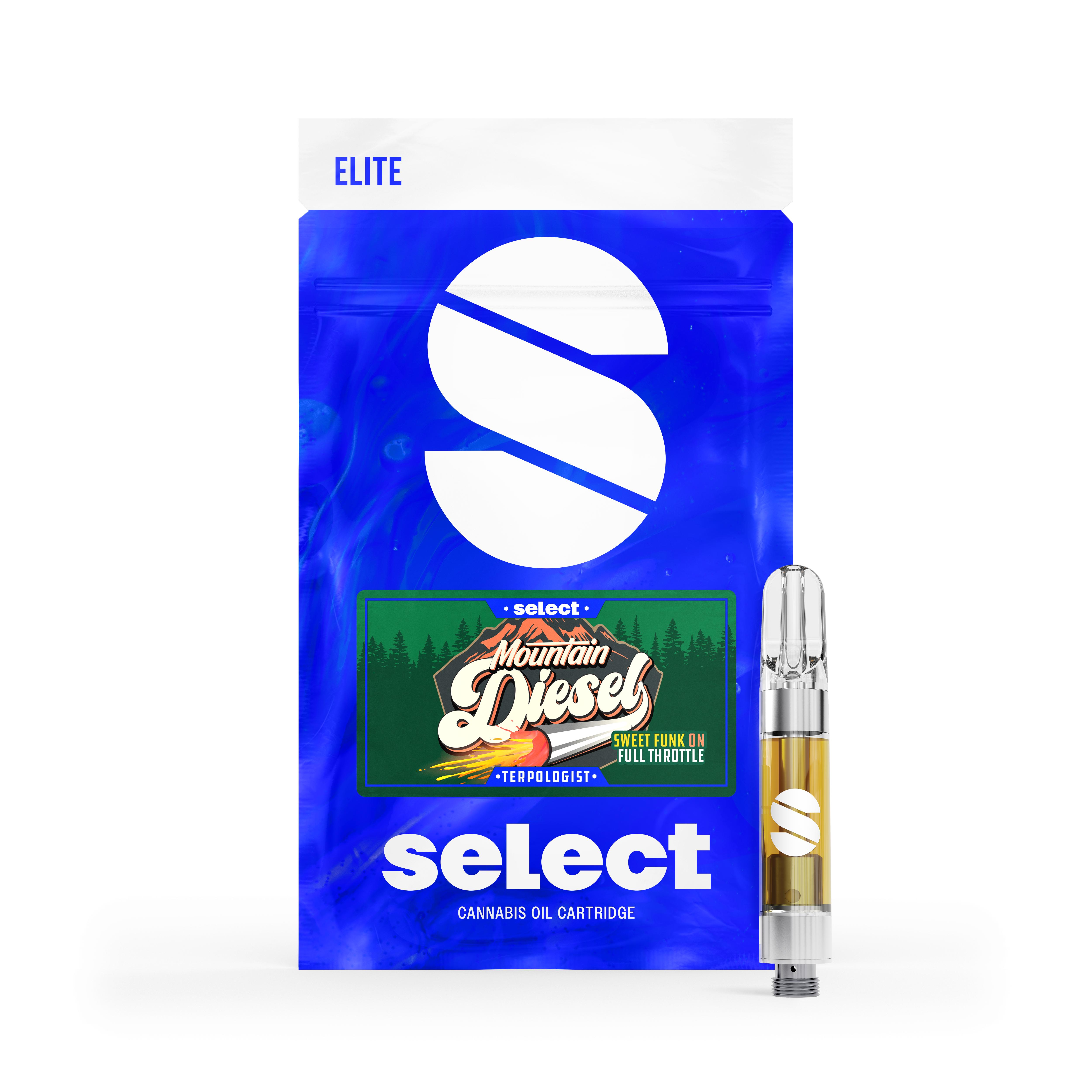 Photograph of product: Select - Elite Cartridge - Terpologist - Mountain Diesel (H) (1.0g)