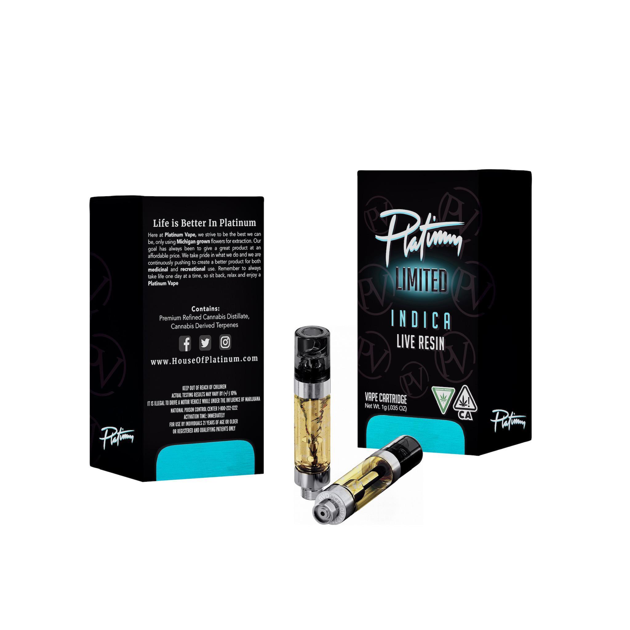 Photograph of product: Platinum Vape - FS Live Resin King Louis