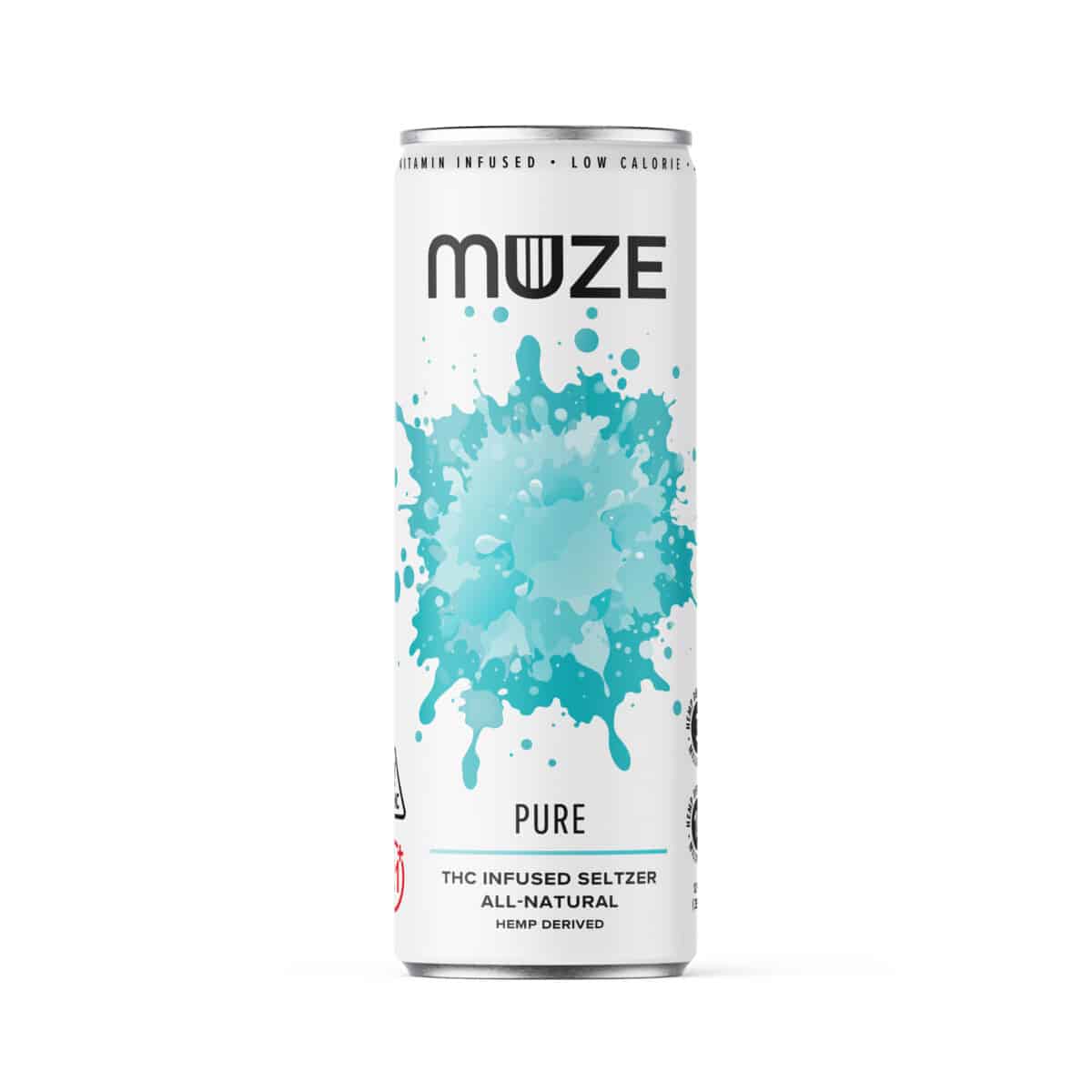 Photograph of product: Hemp Derived Pure (3mg TH-oui 15mg CBG) 12oz Can