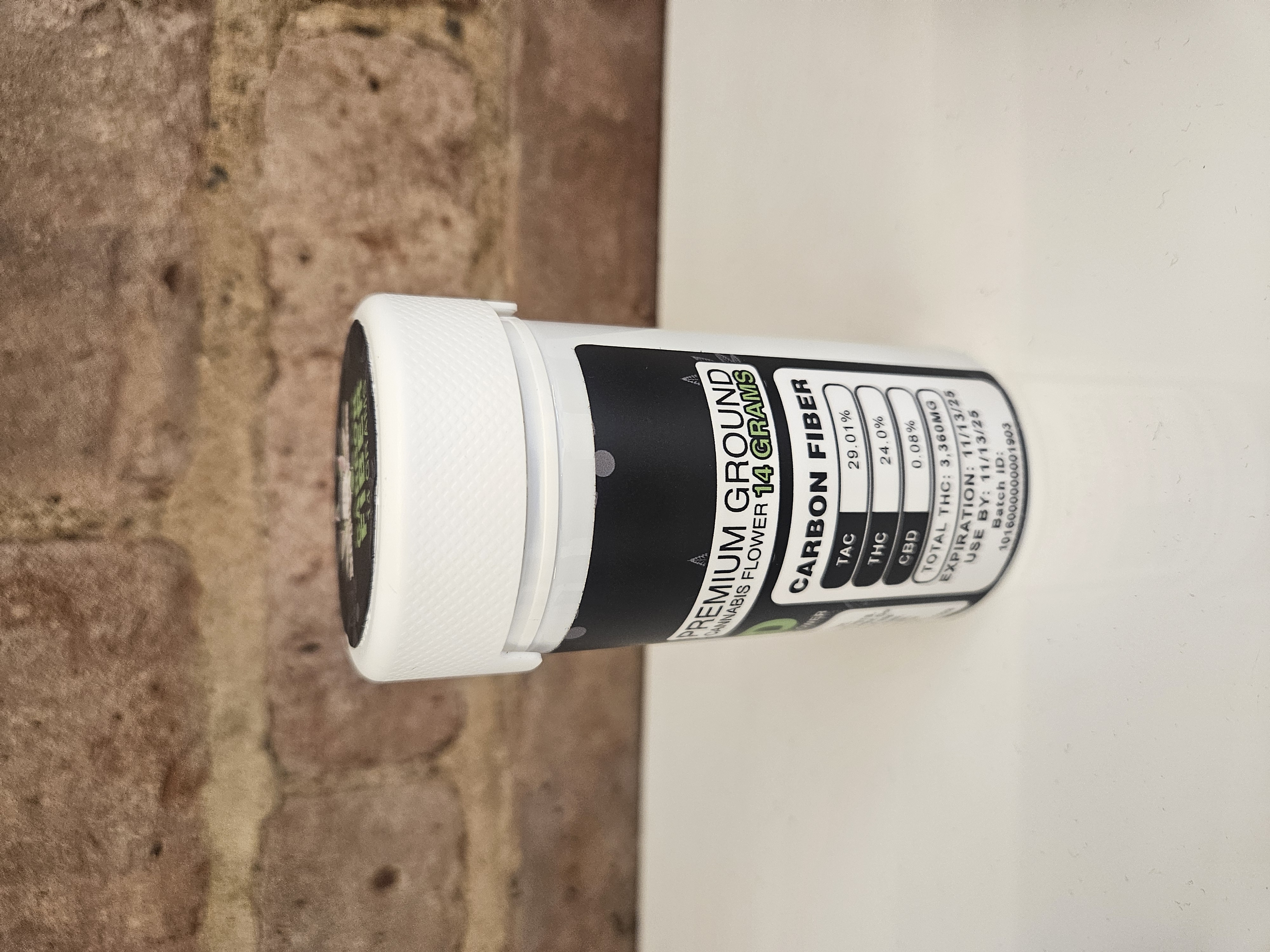 Photograph of product: McPike Farms | Carbon Fiber Ground Flower - 14g