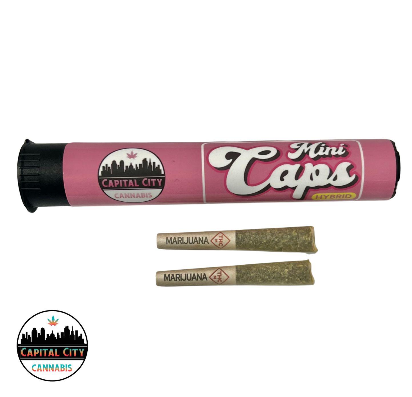 Photograph of product: Wedding Cake | Mini Caps | Infused Pre-Roll Pack (2ct)