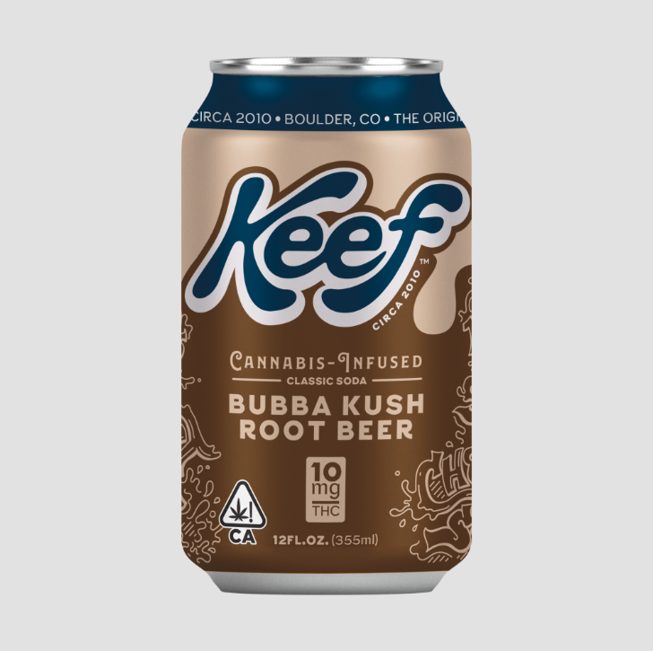 Photograph of product: Bubba Kush Root Beer - 10mg 12oz Drink | Keef Cola
