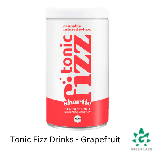 Photograph of product: (REC) Tonic Fizz 10mg - Grapefruit 1:1 TH-oui/CBD