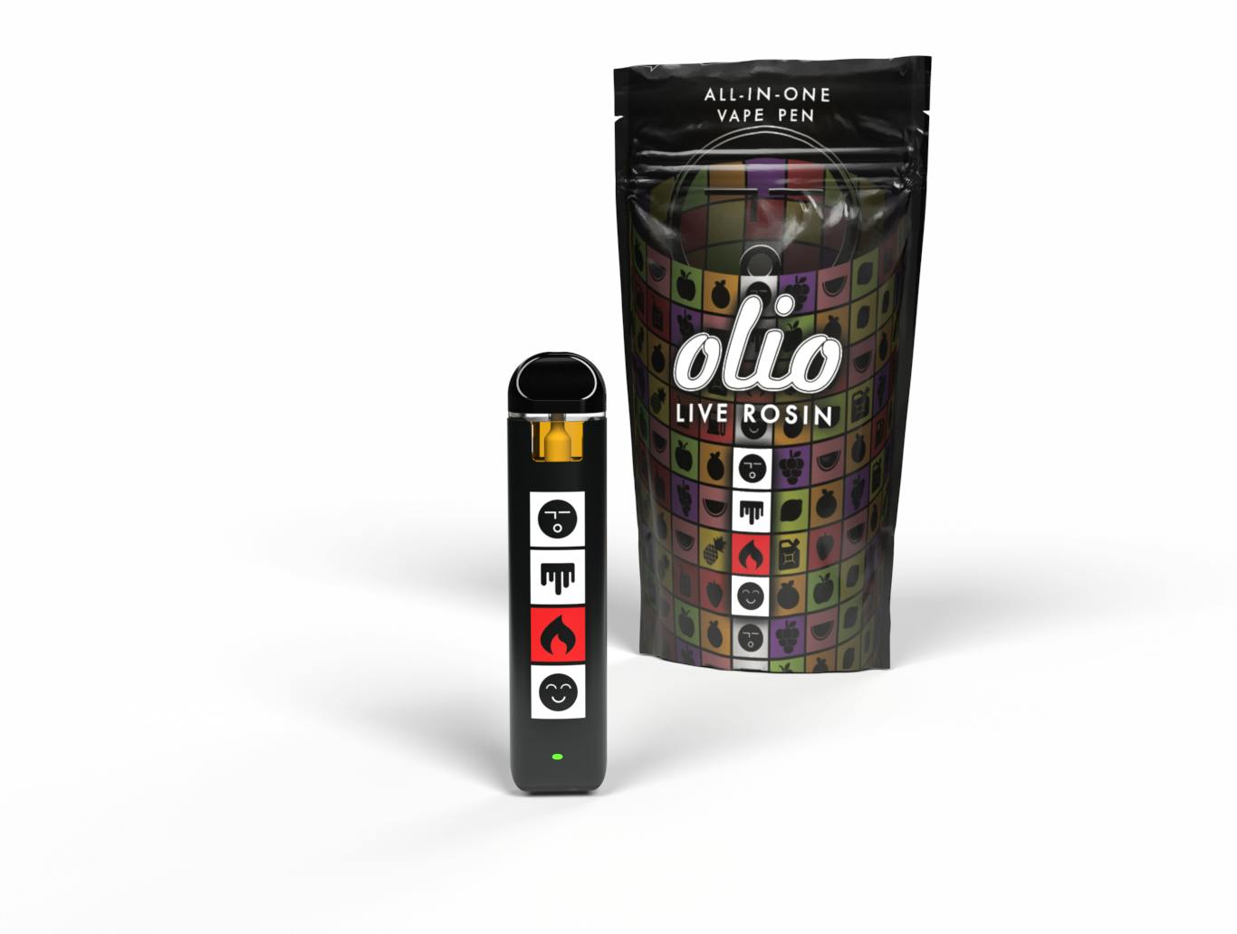 Photograph of product: Olio Live Rosin AIO - Papya Candy