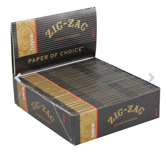 Photograph of product: Accessories - Zig Zag - Slow Burning Papers - King Size