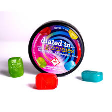 Photograph of product: Dialed In... Gummies - 100mg - Trop Cherry