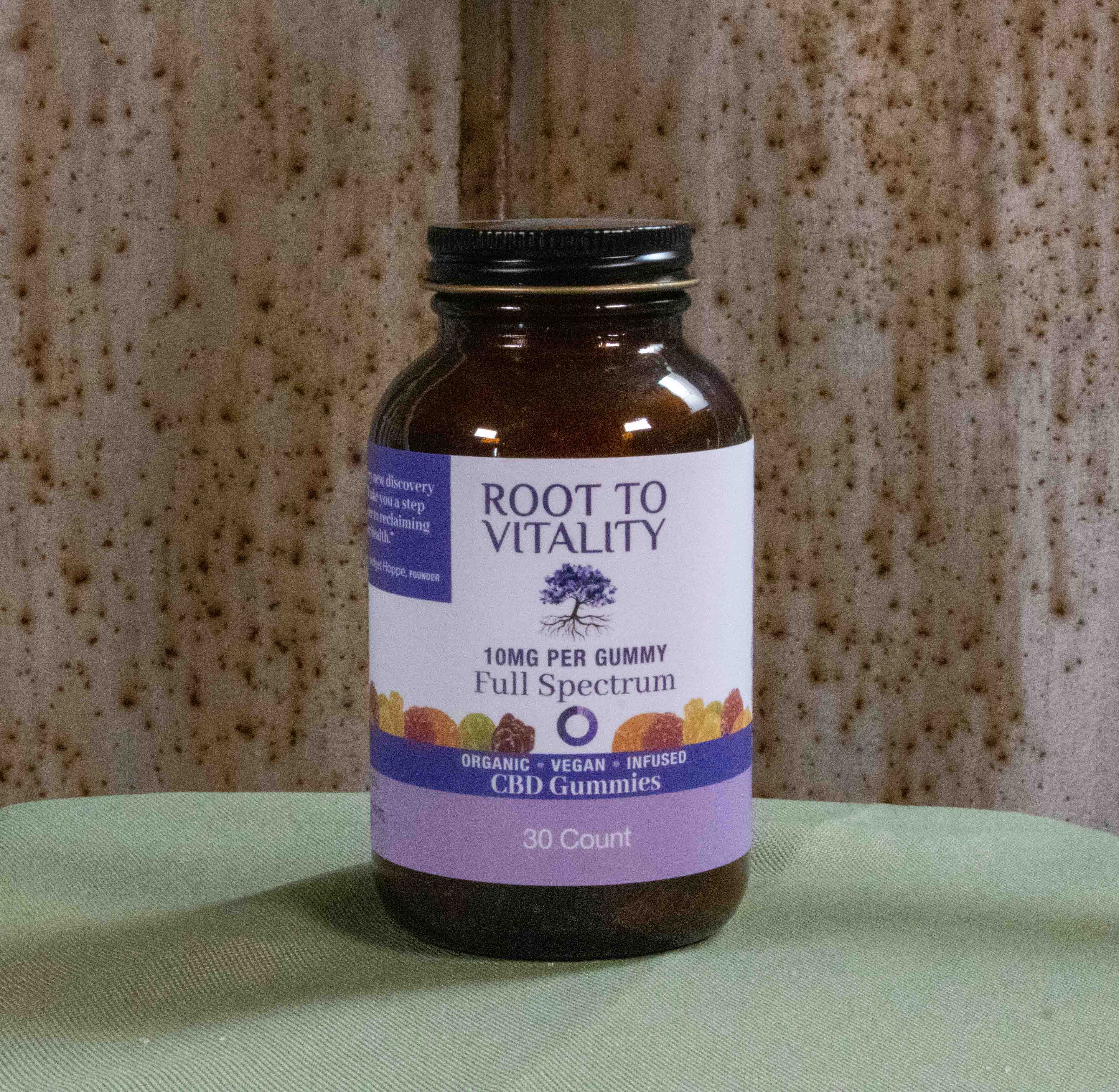 Photograph of product: Root to Vitality | Full Spectrum CBD Gummies | 30pk